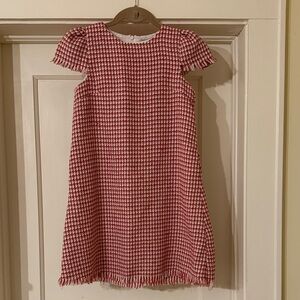 Charming Red and White Kids Dress